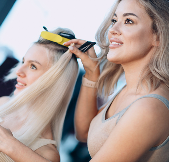 Fusion Hair Extensions at J|C Hair Beauty Med Spa in Vaughan